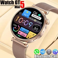 2025 Jam Tangan GT5 Mini 40mm Wanita Jam Tangan Panggilan Bluetooth Track GPS AMOLED NFC Bluetooth P