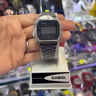 旺角門市 全新有現貨 Casio 卡西歐 經典款手錶 A168WGG-1B 槍黑色錶帶 反顯 $350 熱賣款original casio A168系列 我旺角油麻地上水交收