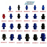 AN3 4 6 8 10 12 Male to Metric Male Adapter Fitting Aluminum Oil Fuel Line Connector