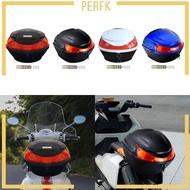 [Perfk] Motorcycle Trunk, Motorcycle Tail Storage Box, Electric Trunk for