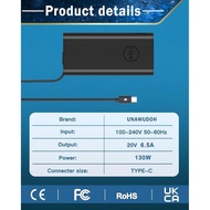 130W USB C Laptop Charger Compatible with Dell Precision 5570 5560 5550 5530 5760 5750 3560 Latitude