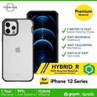 ITSKINS Case iphone 12 Pro Max / 12 / 12 Mini - Hybrid Clear Premium Casing