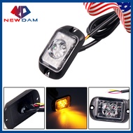 3LED Ultra-thin Flashing Light 12-24V Car Side Marker Light 3LED Door Light Truck Rear Warning Light