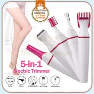5 In 1 Hair Removal Trimmer Razor Multifunction Electric Shaving Epilator Female Bikini Shaving Mach