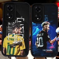 Black Casing for OPPO A60 A98 A38 A78 A17K A18 A17 A58 5G H84 Neymar Barcelona