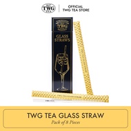 TWG Tea Glass Straws Pack of 8 pieces หลอดแก้ว สำหรับดื่มชาTWG แพ็ค8ชิ้น