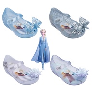 Disney Frozen Elsa Summer kids Shoes Jelly Sandals girls  Cute Baby Jelly Shoes Fashion Flat Shoes Soft Sandals