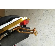 Cafe & Racer ShaQ Vintage Parts Around: Aluminum License Plate Stand Cafe & Racer ShaQ