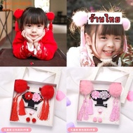 Hair Clip Chinese New Year Pompom handband china