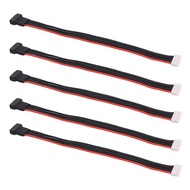 5pcs JST-XH 5S 8" / 200mm 22awg Kabel Sambungan Lipo Balance Silikon untuk Pengecas Bateri RC (C135-