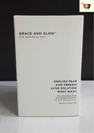 grace and glow black body wash - english pear