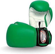 Woldorf USA Boxing Gloves Kickboxing Muay Thai Punching Bag Vinyl Green - Durable Multi Layered Foam Padded Offers Unbeatable Price Kids and Adult Sizes