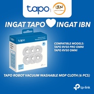 TP-Link Tapo RVA310 Robot Vacuum Washable Mop Cloth (6 Pcs)  For Tapo RV50 Pro Omni & Tapo RV50 Omni