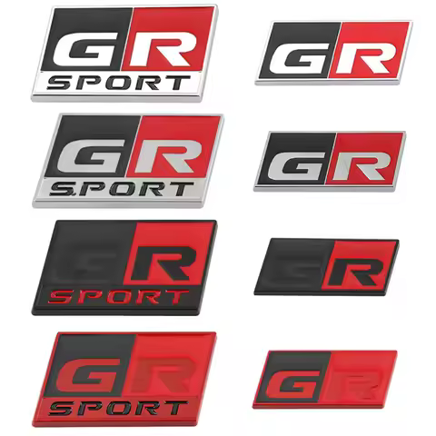 Car Sticker GR Sport Logo Emblem Badge Decals for Toyota HV YARiS RZ RC RS C-HR Corolla Prius Harrie