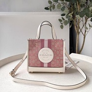 COACH c5115 Dempsey迷你帆布Field Tote 22豎版細托特包 22x21x12cm