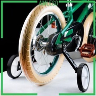 [Amleso] Steel Wheel Solid Training Wheel Kids Bike Learning Stabiliser Universal