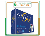 Giấy In Photo Paper One A4 ĐL 80Gsm (1 thùng 5 tập/ 2500 tờ ) phù hợp cho văn phòng trường học