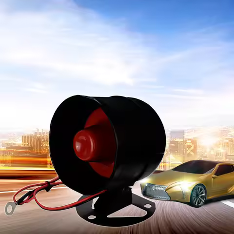 Mini DC12V Alarm Siren Horn Security Alarm Siren Speaker Anti-theft Alarm Speaker For Burglar Alarm 