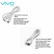 (white) usb C & micro charger cable vivo iQOO U5 (V2165A/PD2165AM) - vivo iQOO U5x (V2180GA) - vivo 