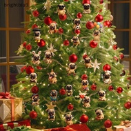 [Bgu] Pug Advent Calendar 2025, 24 Days Christmas Advent Calendar With Cute Pug Dog Hanging Ornament