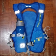 NATHAN 6L backpack back pack - with 700ml stainless steel drinking bottle with hook - camping hiking