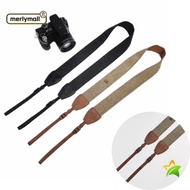 MERLYMALL Camera Shoulder Strap, Retro Adjustable Micro Single Strap, Accessories Polyester SLR Came