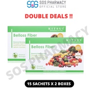 [Double Deals] KITSUI  Bellos Fiber (15 SACHETS X 2 BOXES)