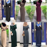 TAOGUAWomen Muslim Baju Maxi Dress Raya Jubah Robe Muslimah Kurung▓ aihZ