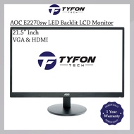 AOC 21.5" Inch WideScreen LED Backlit LCD Monitor E2270sw (Refurbished)