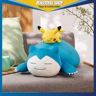 Ichiban Kuji Pokemon Lets Go for a Walk: Prize B. Sleeping Pikachu & Snorlax Big Plush