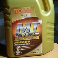 น้ำมันเกียร์ธรรมดาสังเคราะห์แท้ 100% TODA MT 75W - 85 GL- 4 ( 4 ลิตร )(สำหรับTriton,Navara,Honda,Nissan,Mitsu)