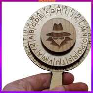[Tachiuwa2] It Escape Room Cipher Wheel, Escape Room Prop Accessories, Detective Disk, Alphabets Cip