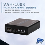 Changyun Monitor HANWELL VAH-100K VGA+Audio To HDMI Signal Frequency Ascendant Resolution 4Kx2k @ 60