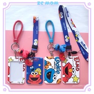 【ZCMom】Sesame Street Card Holder Bus Ezlink Card Holder with Lanyard  l Children Day Gift l Birthday Gift l Christmas Gift