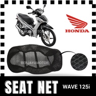 HONDA MOTOR SEAT NET WAVE 125I WAVE125I W125I BLACK HITAM JARING SARUNG KUSYEN SEAT COVER NETT UNIVE