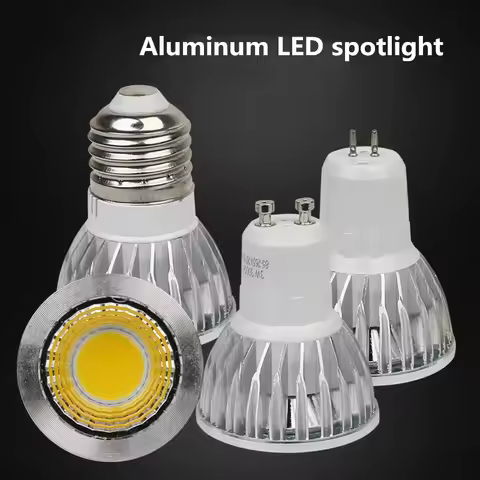 Super bright GU10 light bulb dimmable warm / white 85-265V 9W 15W 12W gu10 COB lamp LED GU10/GU5.3/E