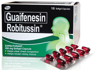 ROBITUSSIN EXPECTORANT 200mg Softgel Capsule ( 10 Capsules - No Box ) by Mavens Collection