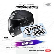 TS Cutting Sticker Helm Shoei | Stiker Helm Shoei | Stiker Helm