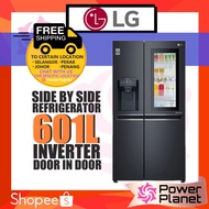 [FREE SHIPPING] LG GC-X247CKAV 601L Matte Black Side-by-Side Fridge Instaview Door in Door Peti Sejuk 冰箱 GCX247CKAV