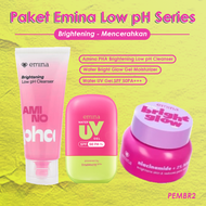 Paket Emina Low pH Brightening Series - Skincare Mencerahkan untuk Kulit Sensitif