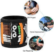 Magnetic Wristband with Strong Magnets Holds Screws Nails Drill Bit Organizer Storage Belt Tool Storage Wrist