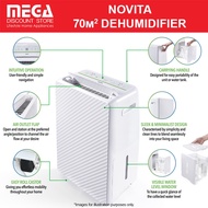 NOVITA ND30 70m² DEHUMIDIFIER