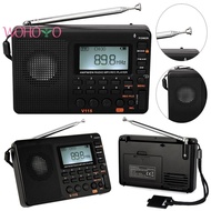 Digital AM FM Radio MP3 Speaker Good Reception Radio LCD Display TF Card Support [wohoyo.sg]