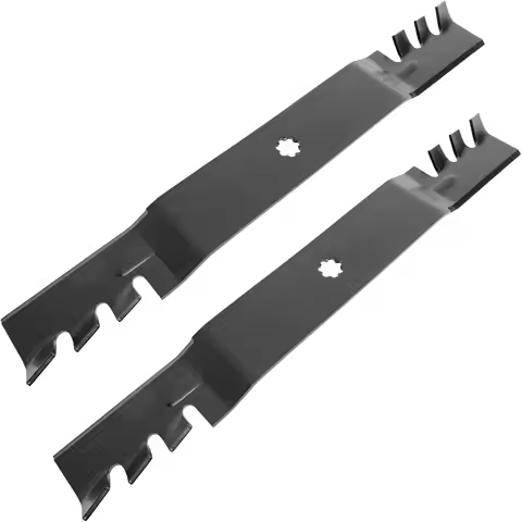 2 Pack GX22151 GY20850 Mower Blades for John Deere 42 Inch D105 D130 S100 S110 S240 X300 E100 E110 L