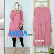 Muslim Women's Robe TUNIC, PLAIN JUMBO RAYON TOP XL-XXL LD 110 -120 - Dusty, L A8P7