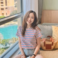 TheBlueTshirt - Áo thun tay ngắn hoạ tiết sọc - Number 6 Short Sleeve - Signature Stripe Premium Cot