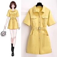 [Dolly] Jumpsuit Women's Summer 2024 New Style Fashionable Small Narrow Waist Slimmer Look Korean Version Loose Overalls