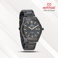 Mirage Jam Tangan Pria Analog 7570 M Full Black Original Stainless