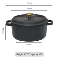 Enameled Cast Iron Dutch Oven Pot with Lid 23cm/25cm Dutch Oven Cast Iron Pot Enamel Dutch Oven with Lid 2.8L/3.8L Dutch Oven for Bread Baking Bread Dutch Oven with Silicone Mats Red