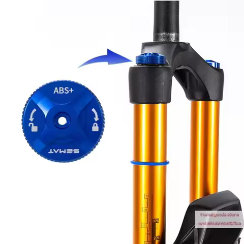 Front Fork Air Nozzle Cover Cnc Aluminum Alloy Suspension Front Fork Dust Shoulder Cover Mountain Bi